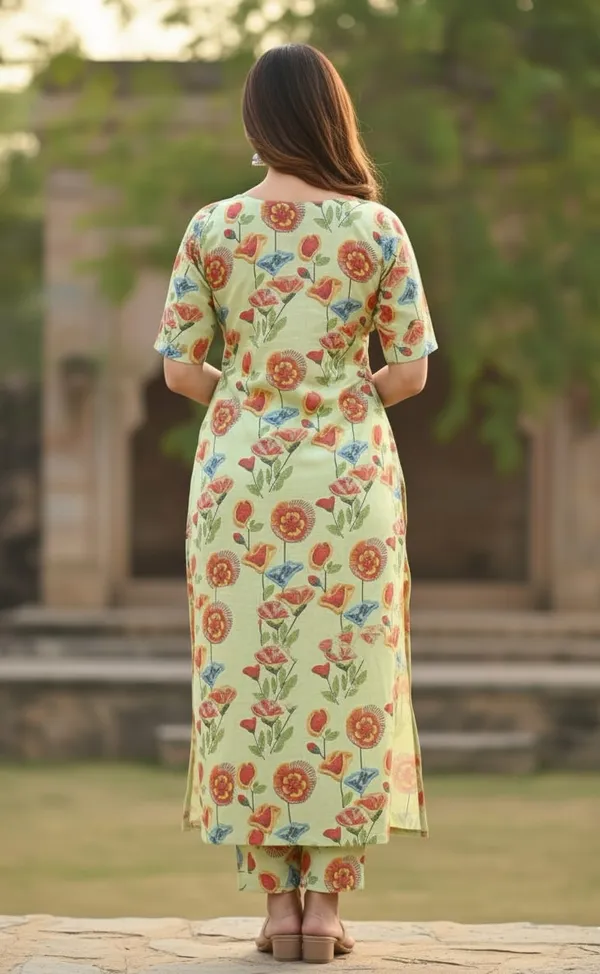 Women_Cotton_Floral_Printed_Long_Kurta_and_Trouser_Co-ords
