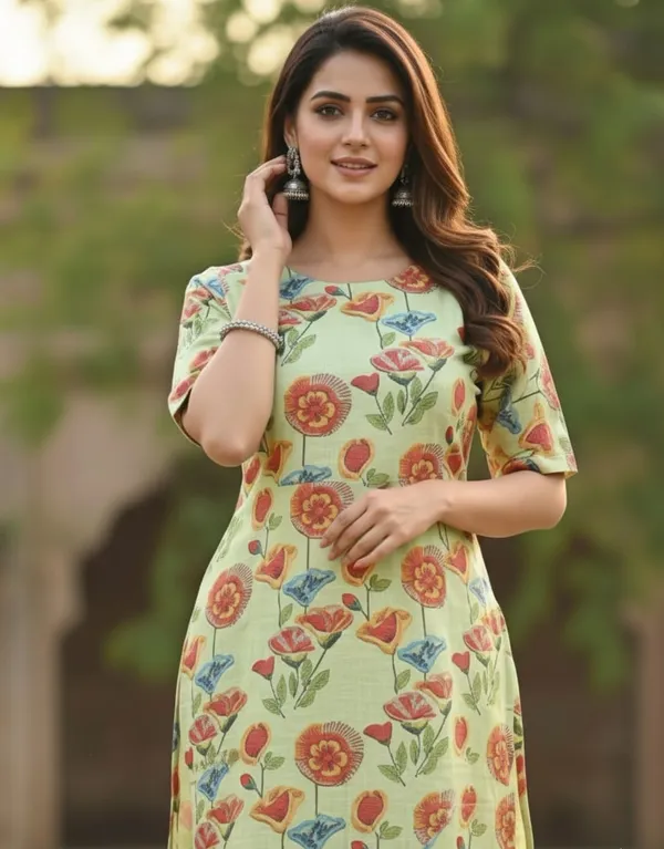 Women_Cotton_Floral_Printed_Long_Kurta_and_Trouser_Co-ords