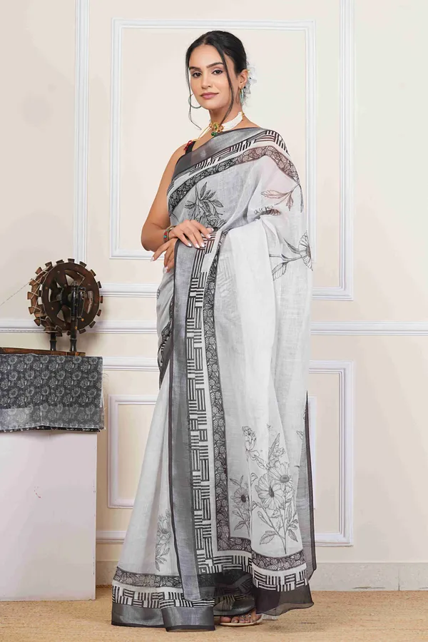 Ready_to_Wear_Floral_Digital_Print_Linen_Saree_for_Women