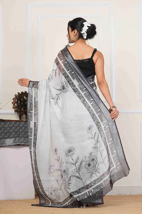 Ready_to_Wear_Floral_Digital_Print_Linen_Saree_for_Women
