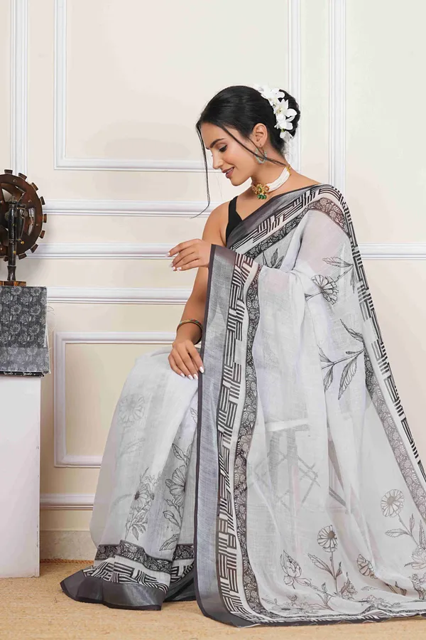 Ready_to_Wear_Floral_Digital_Print_Linen_Saree_for_Women