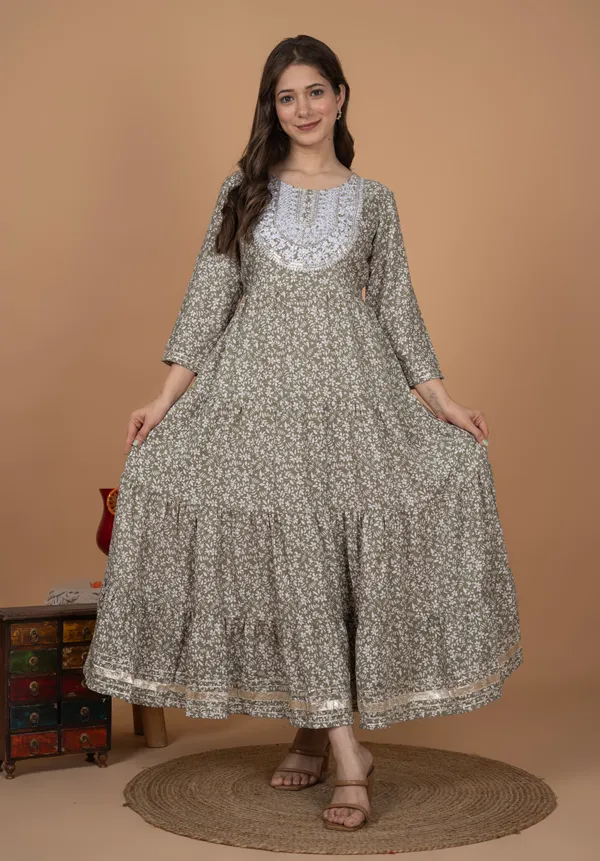 Gray_Rayon_Floral_Sequinned_A-Line_Maxi_Dress_For_Woman
