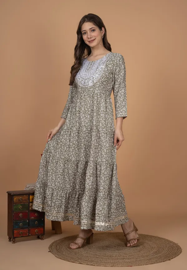 Gray_Rayon_Floral_Sequinned_A-Line_Maxi_Dress_For_Woman