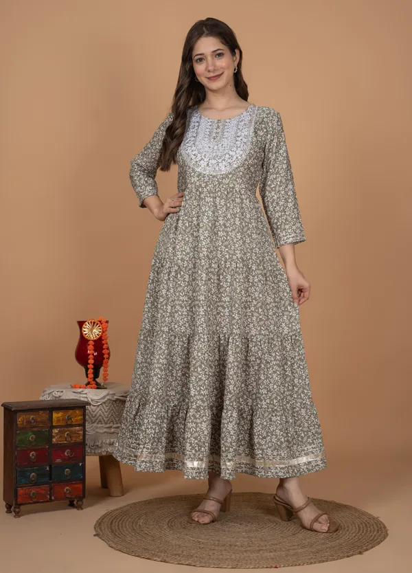 Gray_Rayon_Floral_Sequinned_A-Line_Maxi_Dress_For_Woman