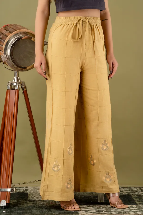 Women_Floral_Embroidered_Flared_Palazzo