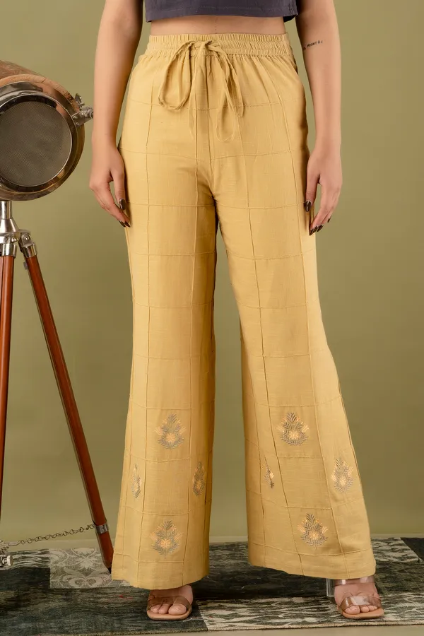 Women_Floral_Embroidered_Flared_Palazzo