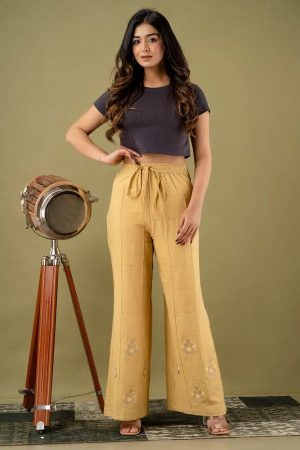 Women_Floral_Embroidered_Flared_Palazzo