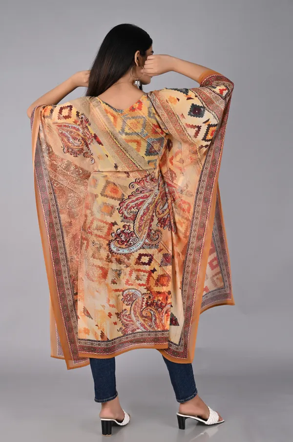 Abstract_Print_Kimono_Sleeves_Kaftan_Kurta