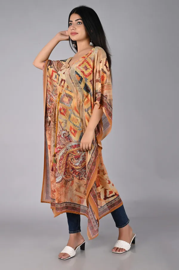 Abstract_Print_Kimono_Sleeves_Kaftan_Kurta