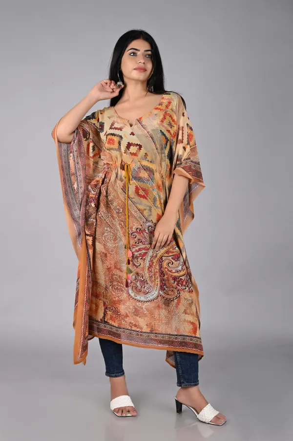 Abstract_Print_Kimono_Sleeves_Kaftan_Kurta