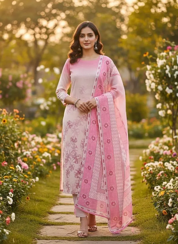 Pink_and_Cream_Floral_Printed_Straight_Kurta_with_Trouser_&_Dupatta
