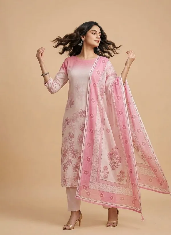 Pink_and_Cream_Floral_Printed_Straight_Kurta_with_Trouser_&_Dupatta