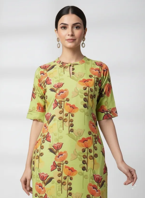 Women_Green_Ethnic_Motifs_Printed_Straight_Kurta_with_Trousers