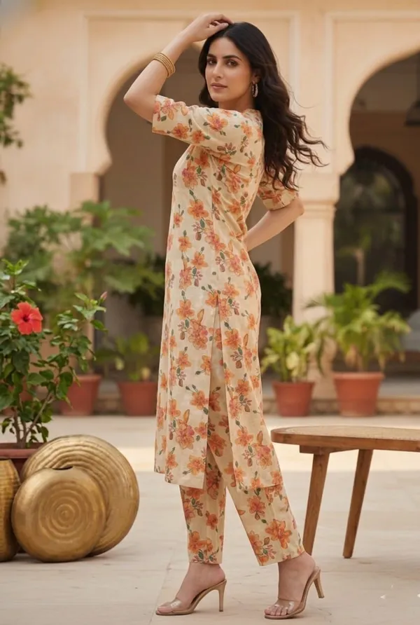 Women_Digital_Floral_Printed_Relaxed_Fit_Kurta_with_Trouser_Co-ord_Set