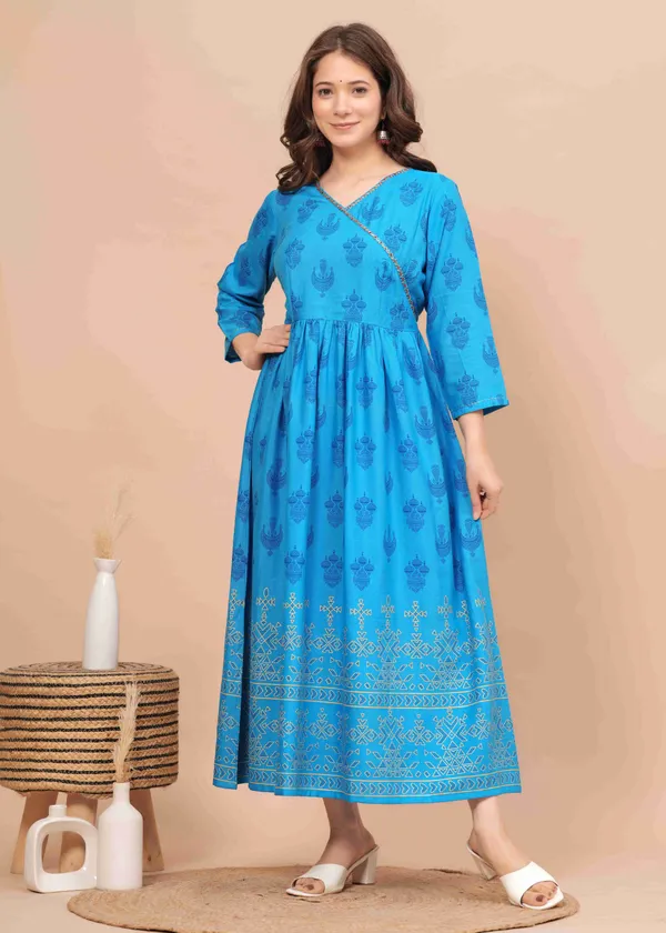 Sky_Blue_Soft_and_Stylish_Printed_Rayon_Anarkali_Dress
