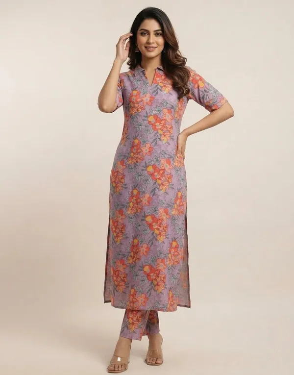 Women_Rajasthani_Sanganeri_Print_Kurta_&_Trouser_Co-ord_Set