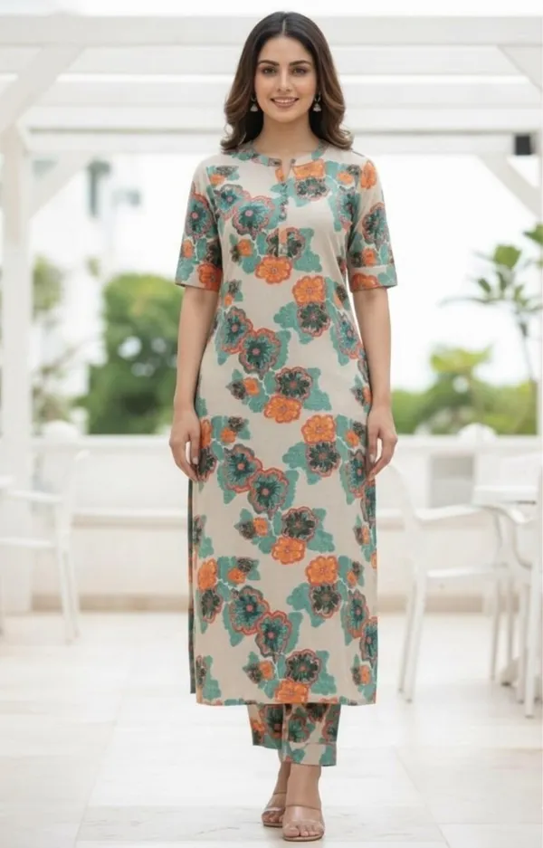Digital_Printed_Mandarin_Collar_Cotton_Flex_Tunic_With_Trouser_Co-Ords