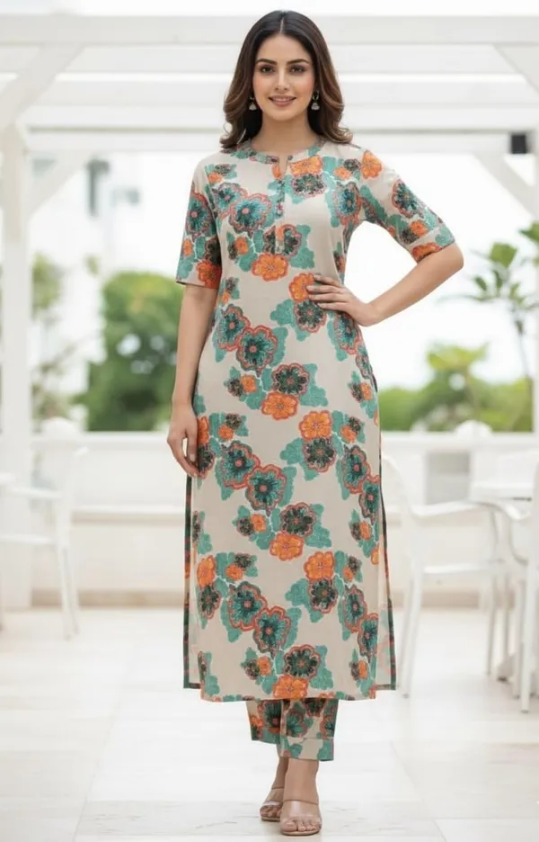 Digital_Printed_Mandarin_Collar_Cotton_Flex_Tunic_With_Trouser_Co-Ords