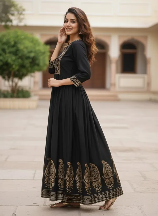 Women_Black_&_Golden_Floral_Embroidered_Anarkali_Kurta