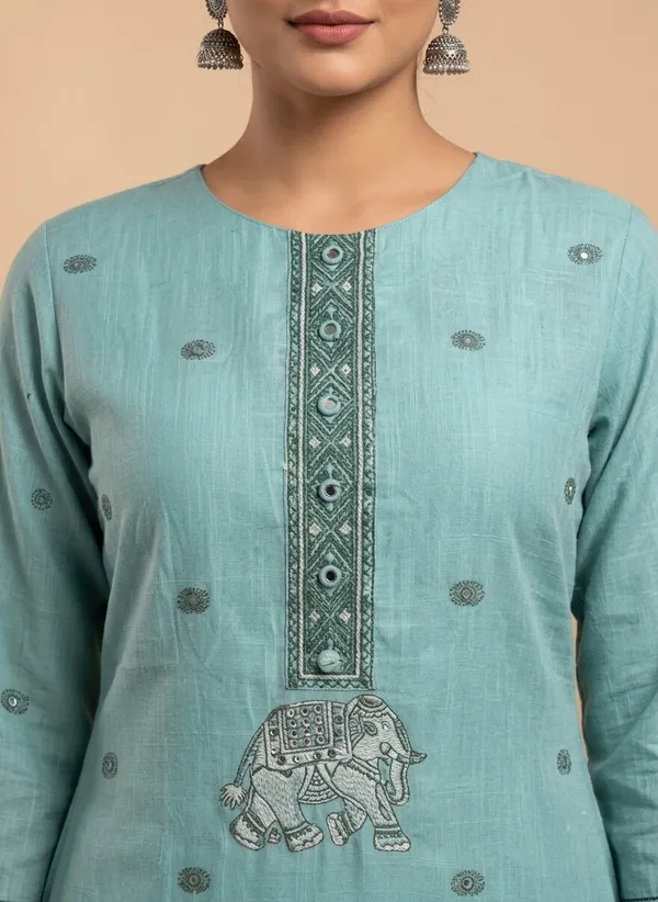 Women_Blue_Ethnic_Motifs_Sequinned_Kurta_with_Trousers_&_Dupatta_Set