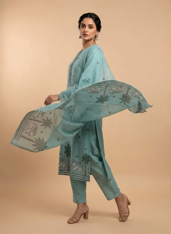 Women_Blue_Ethnic_Motifs_Sequinned_Kurta_with_Trousers_&_Dupatta_Set
