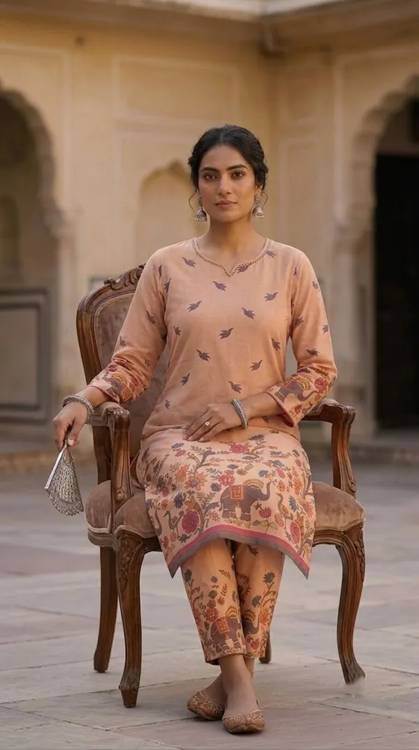 Women_Cotton_Flex_Thread_Work_Printed_Straight_Kurta_with_Palazzos