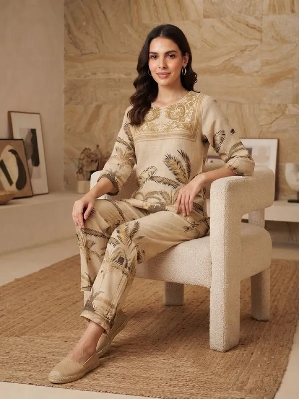Women_Digital_Printed_Shimmer_Top_with_Trousers_Co-Ord_Set