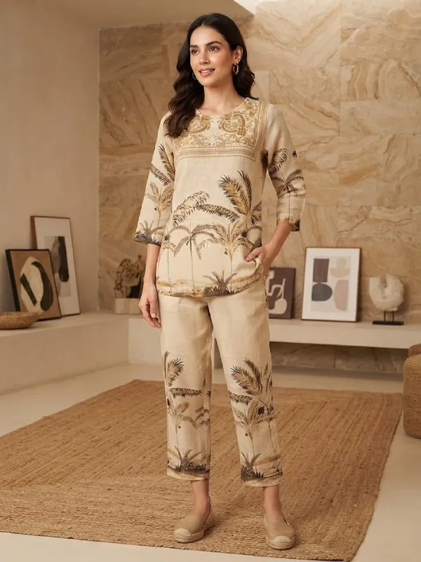Women_Digital_Printed_Shimmer_Top_with_Trousers_Co-Ord_Set