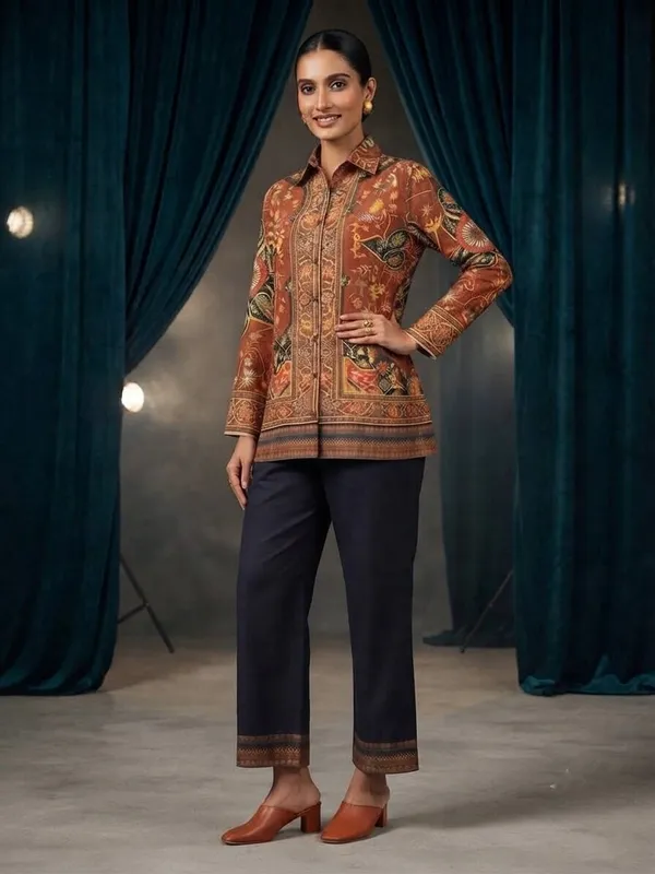 Women_Ethnic_Motifs_Casual_Printed_Shirt_&_Palazzo_Co-Ord_Set