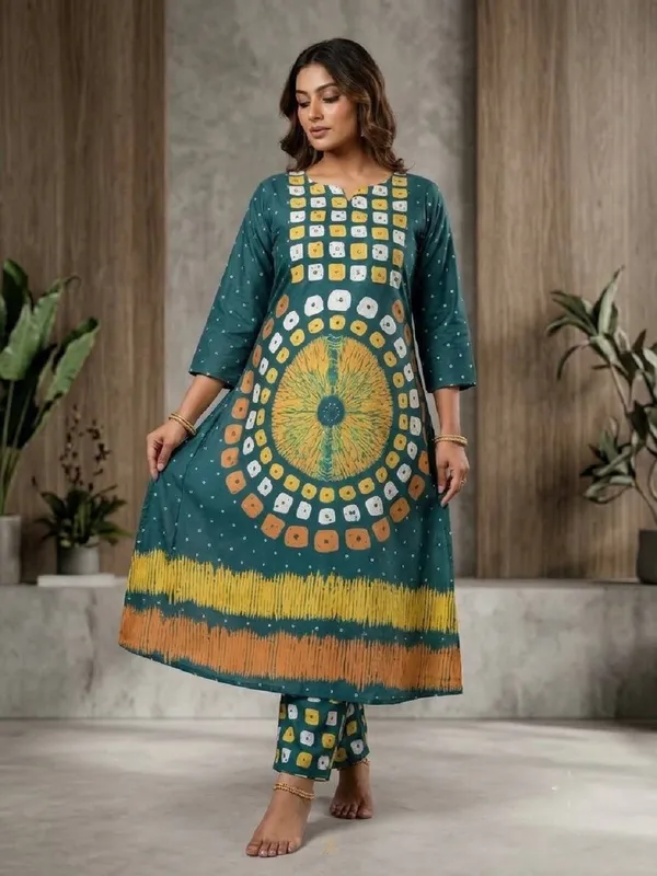 Women_Ethnic_Motifs_Printed_Glace_Roman_Silk_Kurta_Set_with_Trousers_&_Dupatta