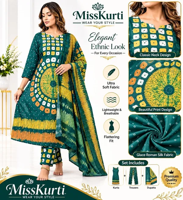 Women_Ethnic_Motifs_Printed_Glace_Roman_Silk_Kurta_Set_with_Trousers_&_Dupatta