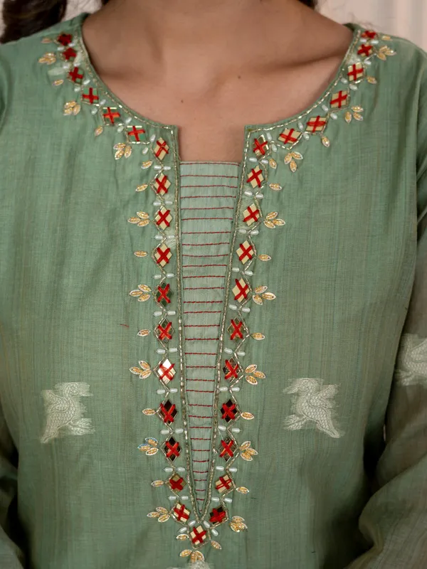 Women_Ethnic_Motifs_Printed_Mirror_Work_Kurta_Set_with_Trousers_&_Dupatta