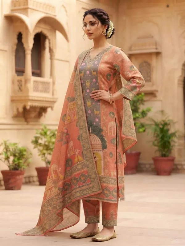 Women_Ethnic_Motifs_Printed_Shimmer_Kurta_with_Palazzos_&_Dupatta