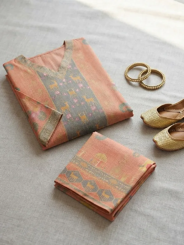 Women_Ethnic_Motifs_Printed_Shimmer_Kurta_with_Palazzos_&_Dupatta