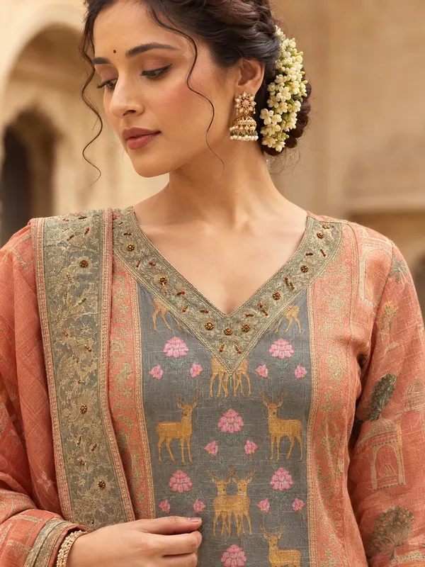 Women_Ethnic_Motifs_Printed_Shimmer_Kurta_with_Palazzos_&_Dupatta