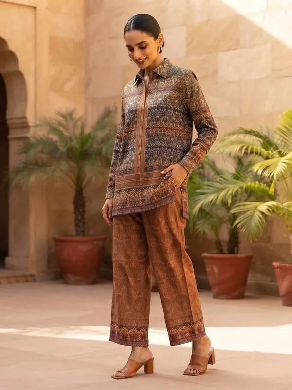Women_Ethnic_Motifs_Printed_Spread_Collar_Long_Sleeves_Shirt_with_Palazzos