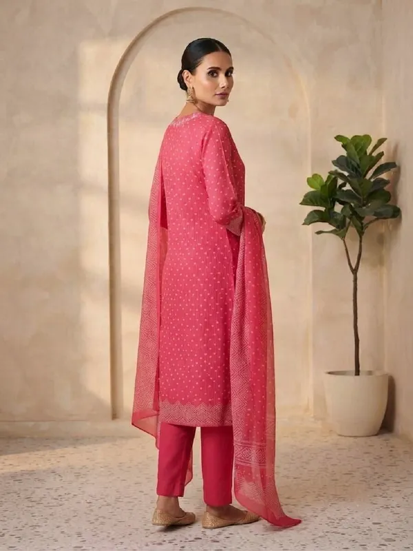 Women_Ethnic_Motifs_Printed_Thread_Work_Kota_Doria_Kurta_Set_with_Trousers_&_Dupatta