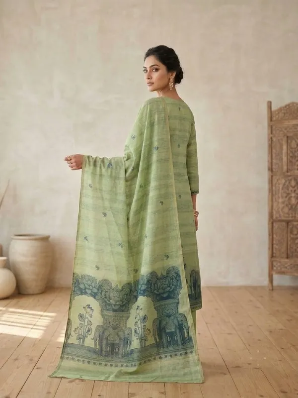 Women_Ethnic_Motifs_Yoke_Design_Straight_Kurta_with_Trousers_&_Dupatta