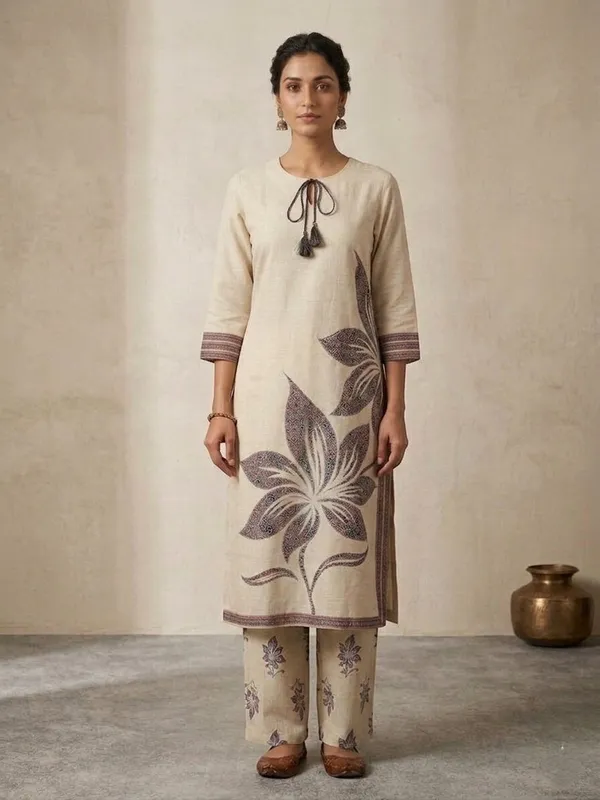 Women_Ethnic_Print_Regular_Fit_Kurta_with_Trousers_&_Dupatta