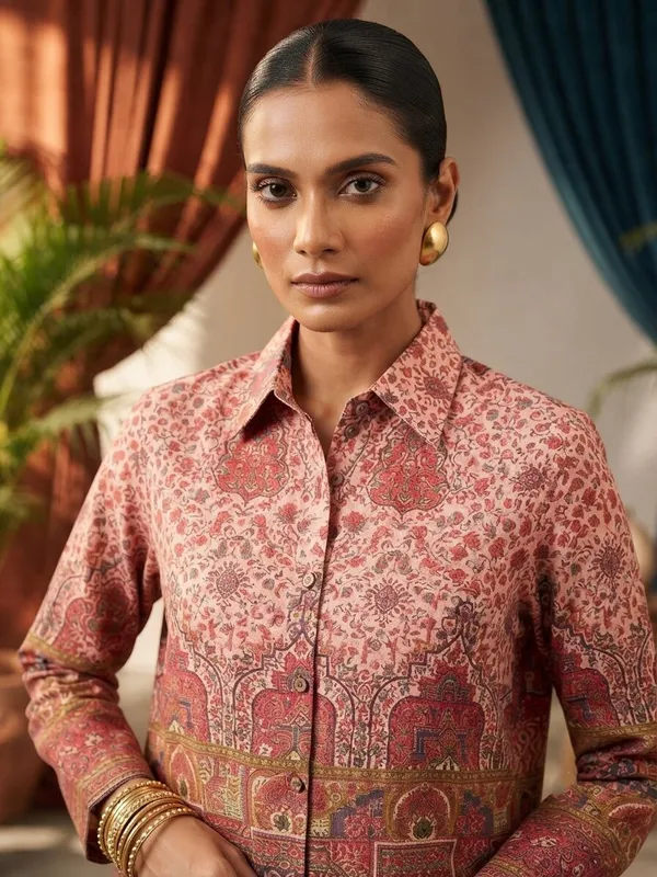 Women_Floral_Print_Shirt_with_Palazzos_Co-Ord_Set