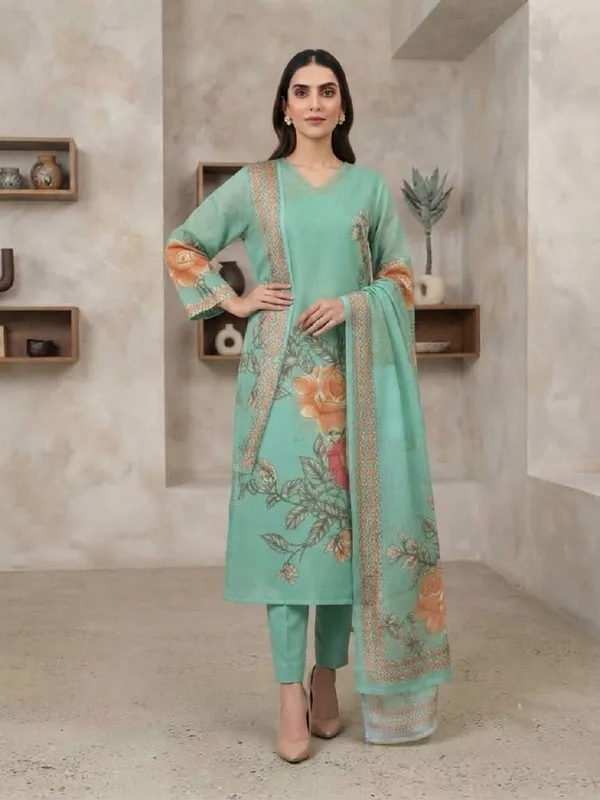 Women_Floral_Printed_Hand_Work_Regular_Kurta_with_Trousers_&_Dupatta
