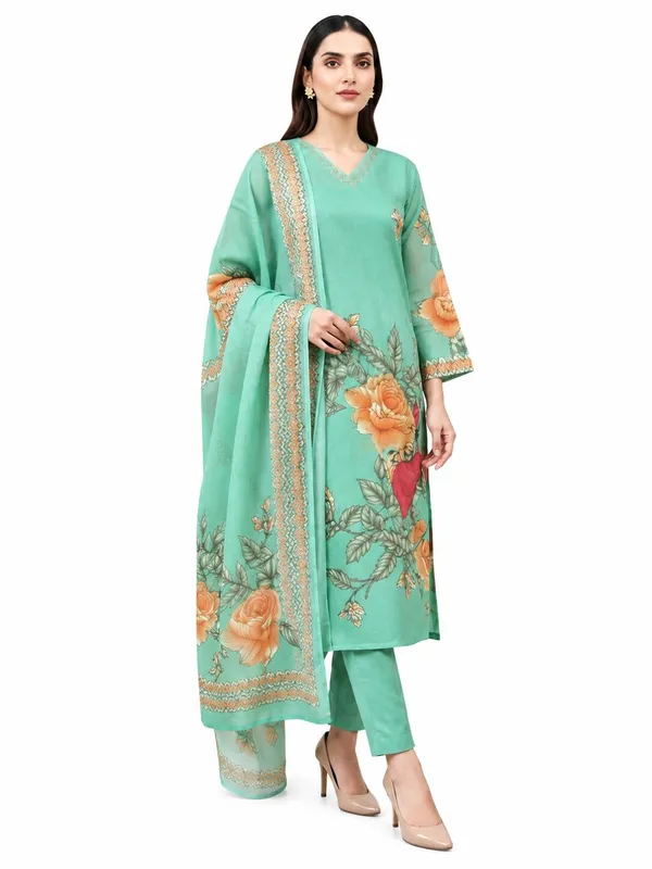 Women_Floral_Printed_Hand_Work_Regular_Kurta_with_Trousers_&_Dupatta