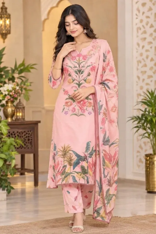 Women_Floral_Printed_Regular_Kurta_Trousers_&_Dupatta_Set