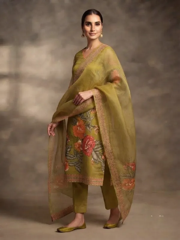 Women_Floral_Printed_V-Neck_Straight_Kurta_with_Thread_Work,_Trousers_&_Dupatta