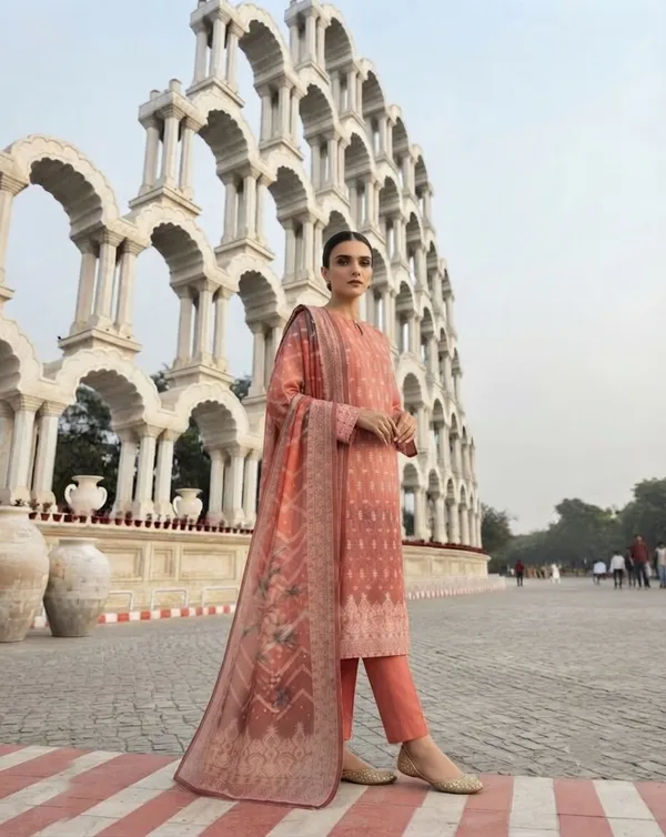 Women_Printed_Chanderi_Cotton_Regular_Kurta_with_Trousers_&_Dupatta