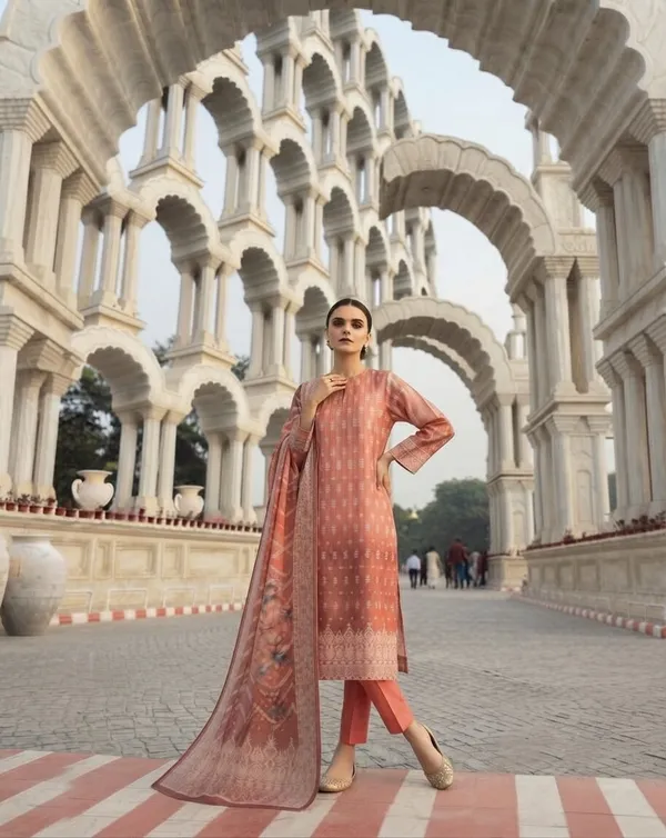 Women_Printed_Chanderi_Cotton_Regular_Kurta_with_Trousers_&_Dupatta