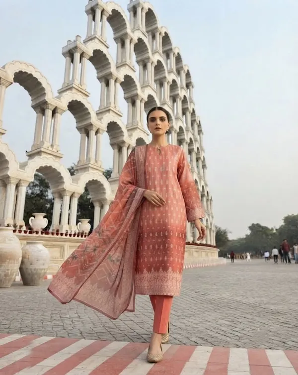 Women_Printed_Chanderi_Cotton_Regular_Kurta_with_Trousers_&_Dupatta