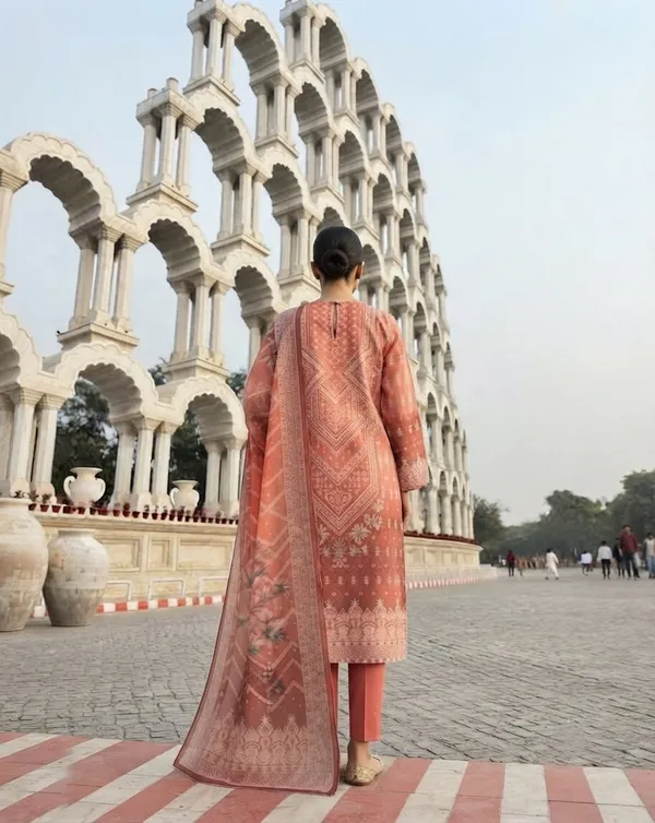 Women_Printed_Chanderi_Cotton_Regular_Kurta_with_Trousers_&_Dupatta