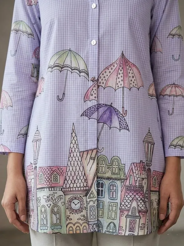 Women_Printed_Kota_Doria_Mandarin_Collar_Straight_Tunic