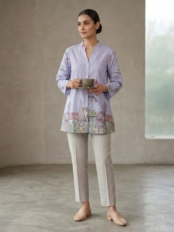 Women_Printed_Kota_Doria_Mandarin_Collar_Straight_Tunic